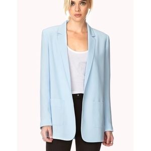 Forever 21 light blue blazer size small
